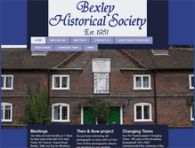 Tablet Screenshot of bexleyhistoricalsociety.co.uk